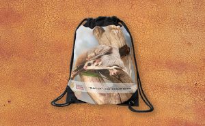 Mustang Sally, Native Animal Rescue Drawstring Bag featuring Mustang Sally, Native Animal Rescue available from our MADCAT.RedBubble.com store.