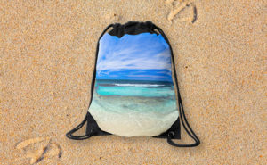 Ocean Tranquility, Yanchep Drawstring Bag design by Dave Catley featuring Ocean Tranquility near the Spot at Yanchep available from our MADCAT RedBubble.com store.