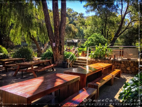 Outdoor Dining at The Parky, Parkerville, Mundaring, Western Australia