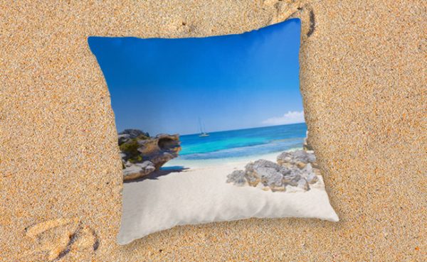 Rotto Paradise, Little Parakeet Bay, Rottnest Island Throw Pillow featuring Rotto Paradise, Little Parakeet Bay, Rottnest Island available from our MADCAT.RedBubble.com store.