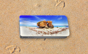 The Sentry, Two Rocks Portable Battery Charger design by Dave Catley featuring Southerly Rock at Two Rocks available from our Dave Catley pixels.com store.