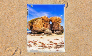 The Sentry, Two Rocks iPad Case design by Dave Catley featuring Southerly Rock at Two Rocks giving the suburb its name available from our MADCAT RedBubble.com store.